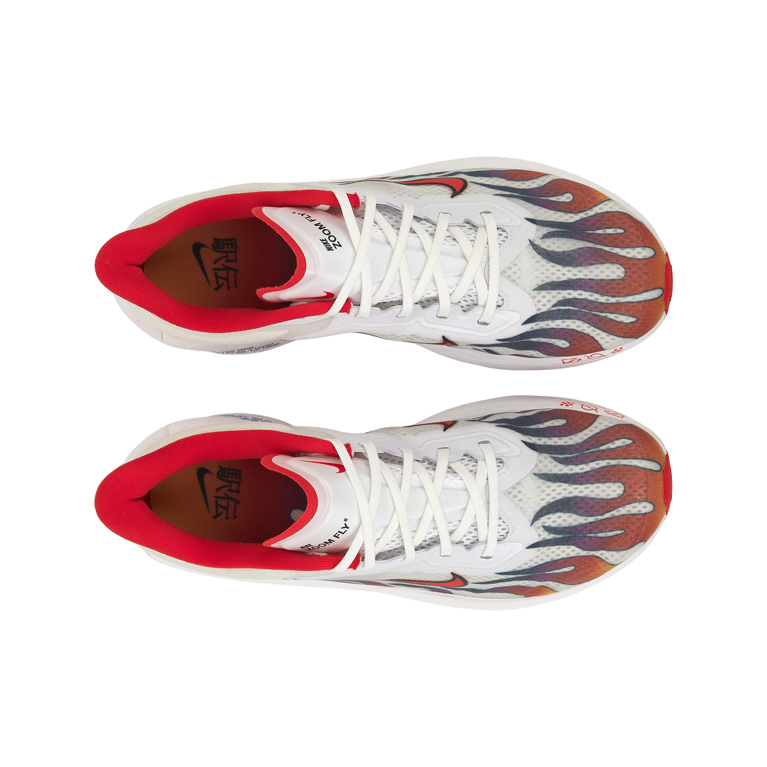 나이키 줌 플라이 6 프리미엄 화이트 하바네로 레드(Nike Zoom Fly 6 PRM White Habanero Red) - 5