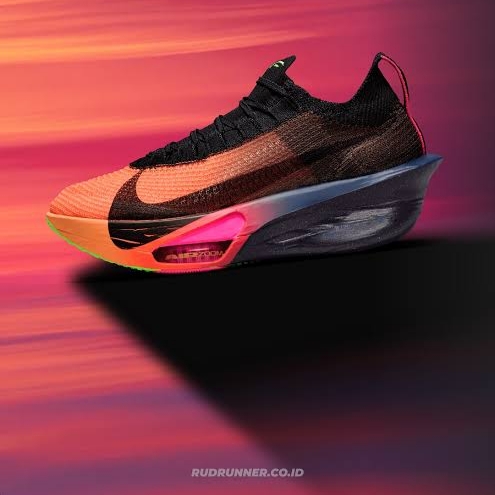 Nike Alphafly 3 Orange Pulse Purple Dynasty 착용 스타일