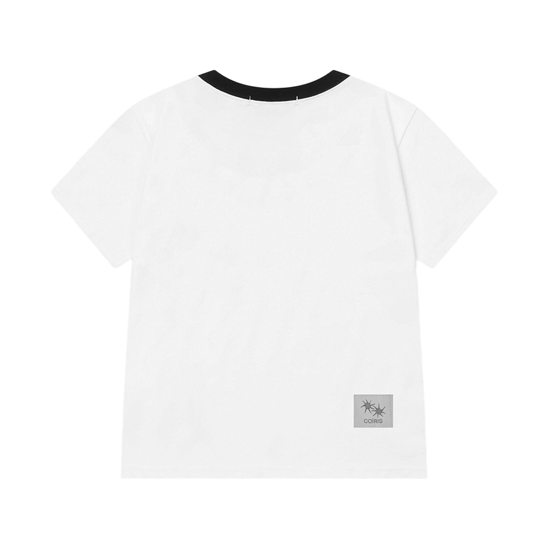 코이리스 로라 스몰 로고 배색 반팔 티 화이트(Coiris Rora Small Logo Half T White) - 2