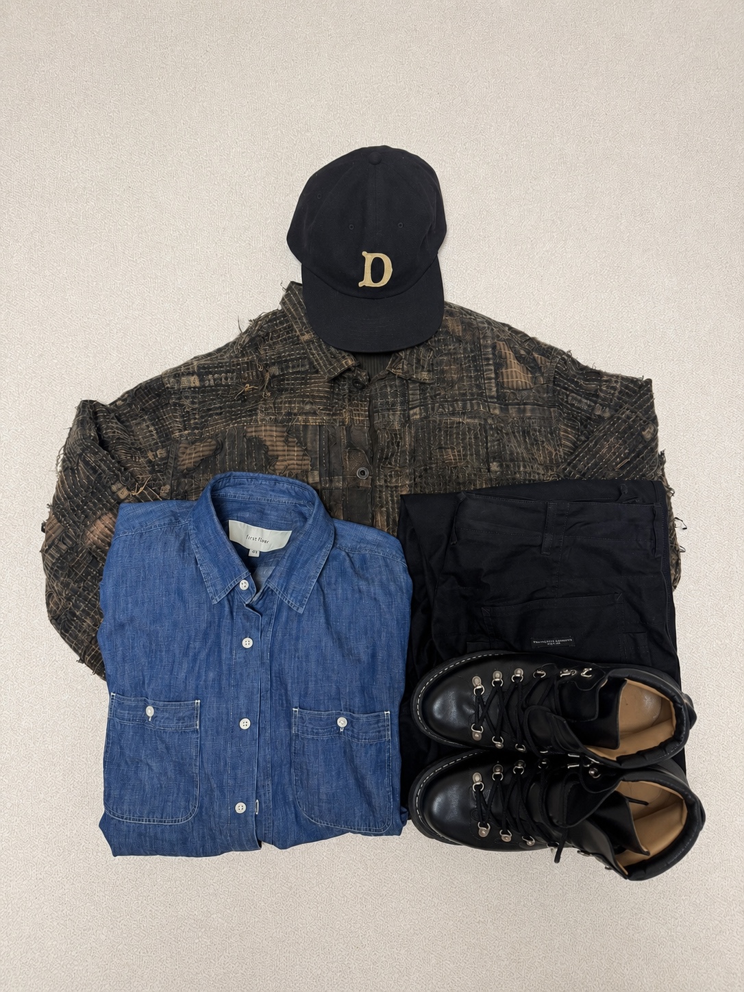 Paraboot Avoriaz Jannu Lisse Noir 착용 스타일 - 1