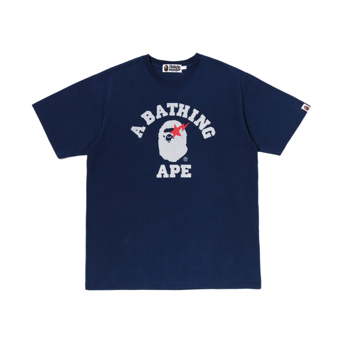 - BAPE College Indigo T-Shirt Indigo