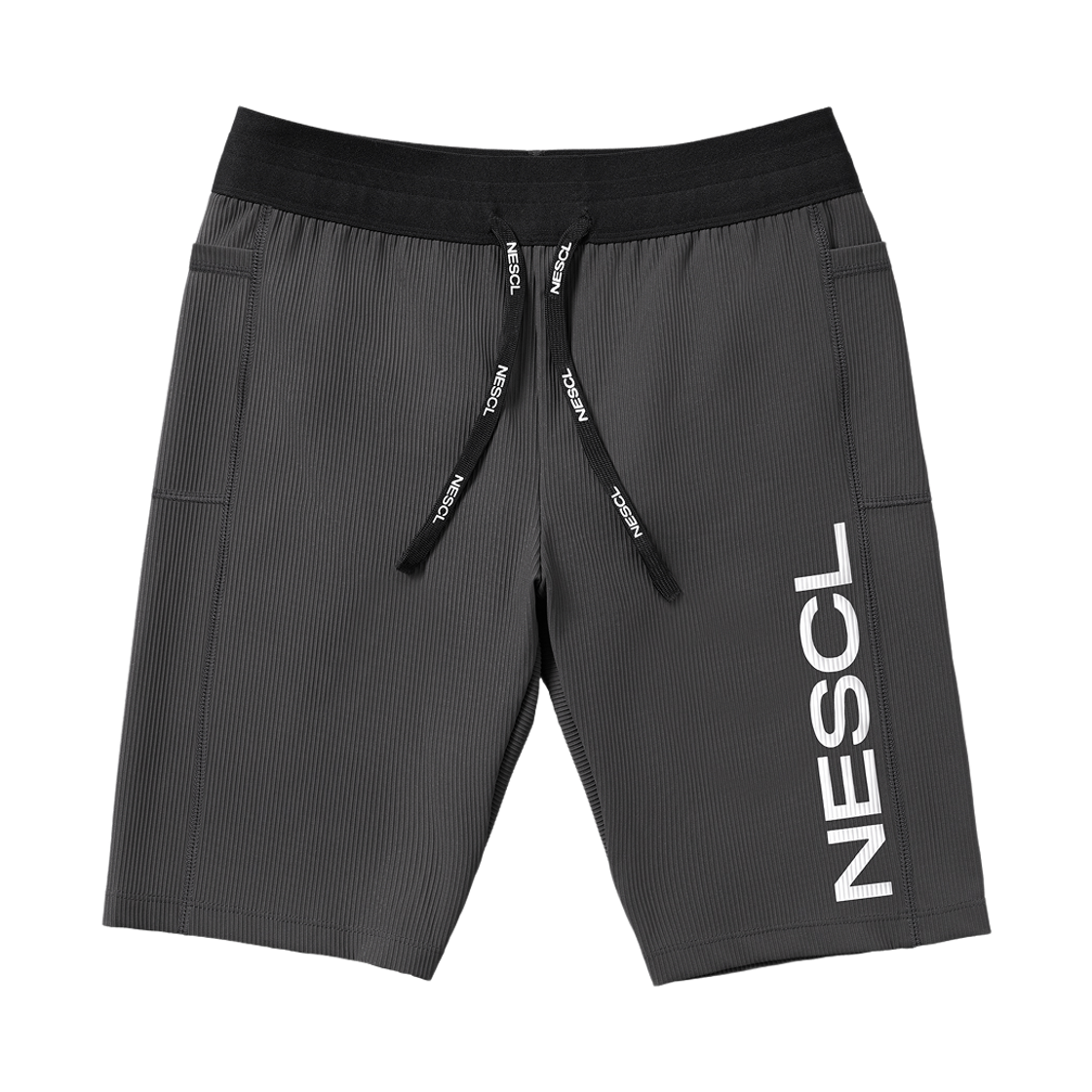 네거티브 스플릿 클럽 퍼포먼스 레이싱 로고 하프 타이즈 차콜(negative split club Performance Racing Logo Half Tights Charcoal)