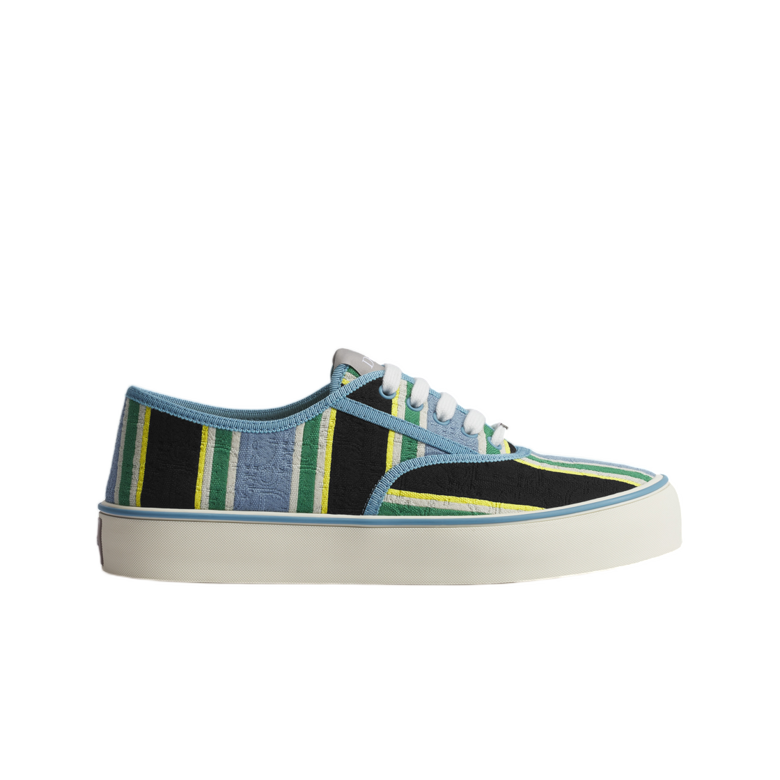 3SN348ADY-H580 Dior Dioriviera Dior Sol Wind Sneakers Dior Oblique Sun Stripe Jacquard Blue Green