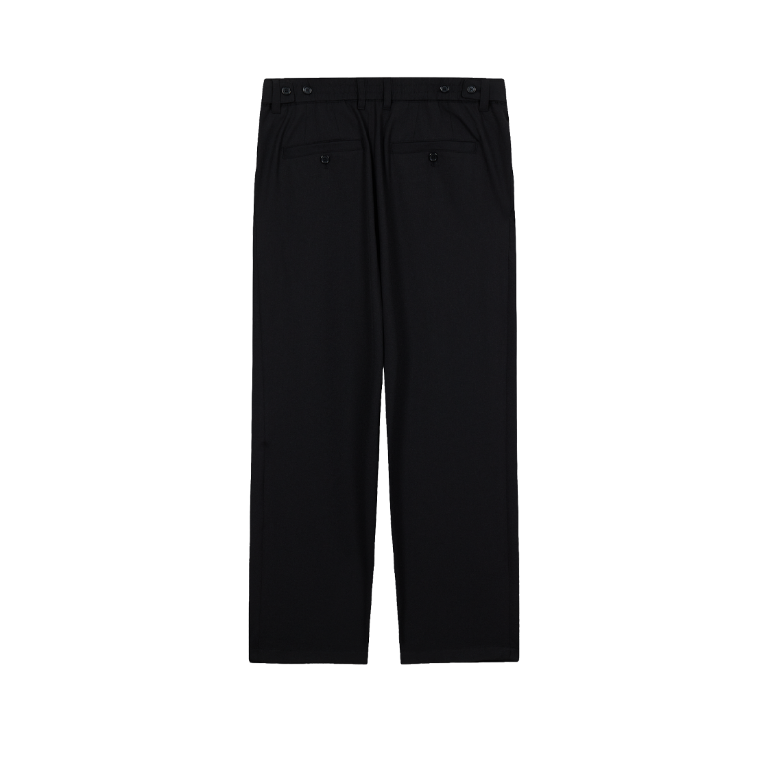 지오송지오 타임리스 투턱 캐롯 팬츠 블랙 ZI3PT391BK(ZIOSONGZIO Timeless Two Tuck Carrot Pants Black) - 2