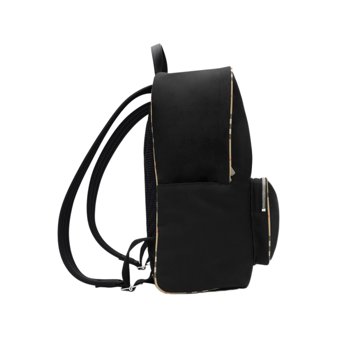 버버리 체크 트림 백팩 블랙(Burberry Check Trim Backpack Black) - 2