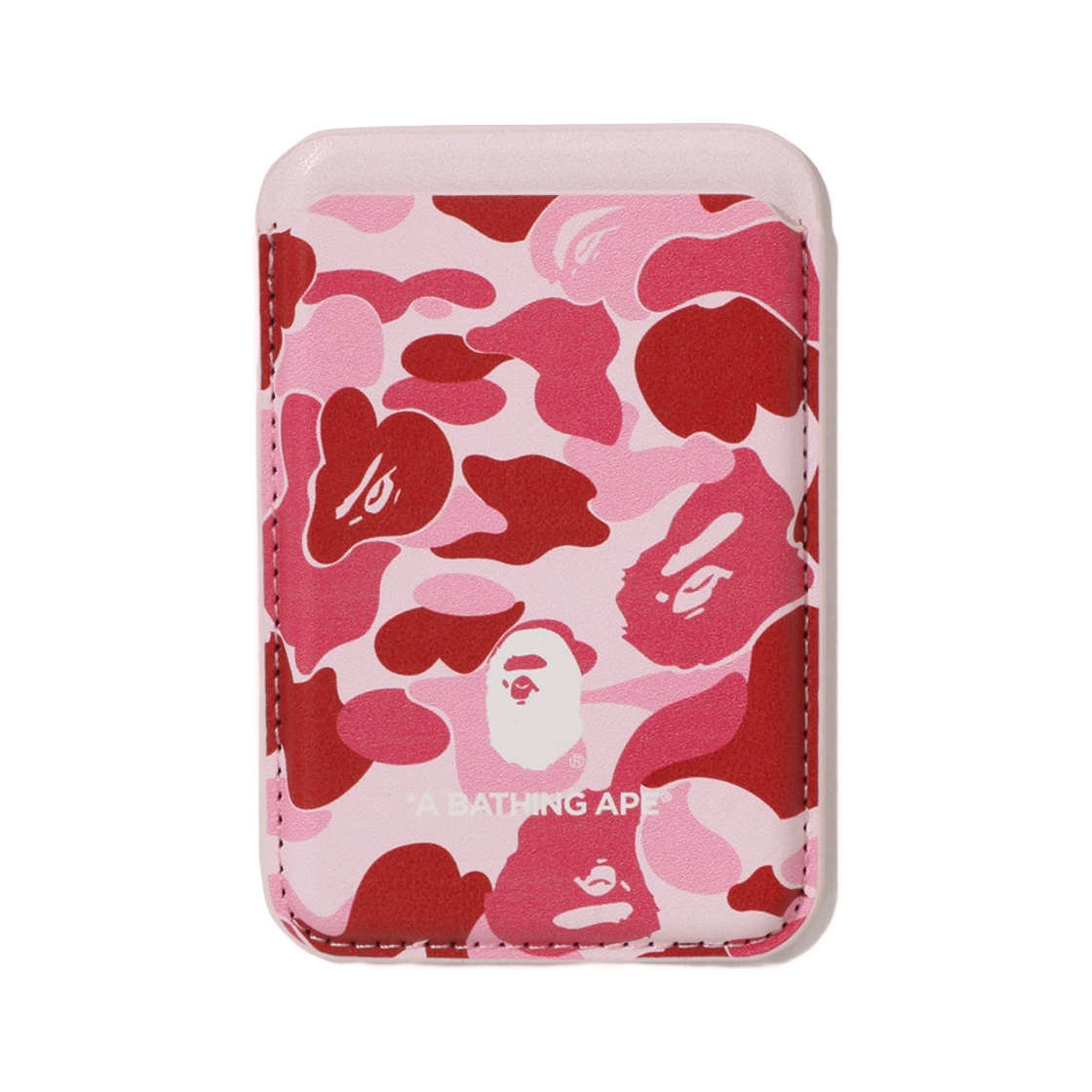 베이프 ABC 카모 마그넷 카드 케이스 모바일 핑크(BAPE ABC Camo Magnet Card Case Mobile Pink)