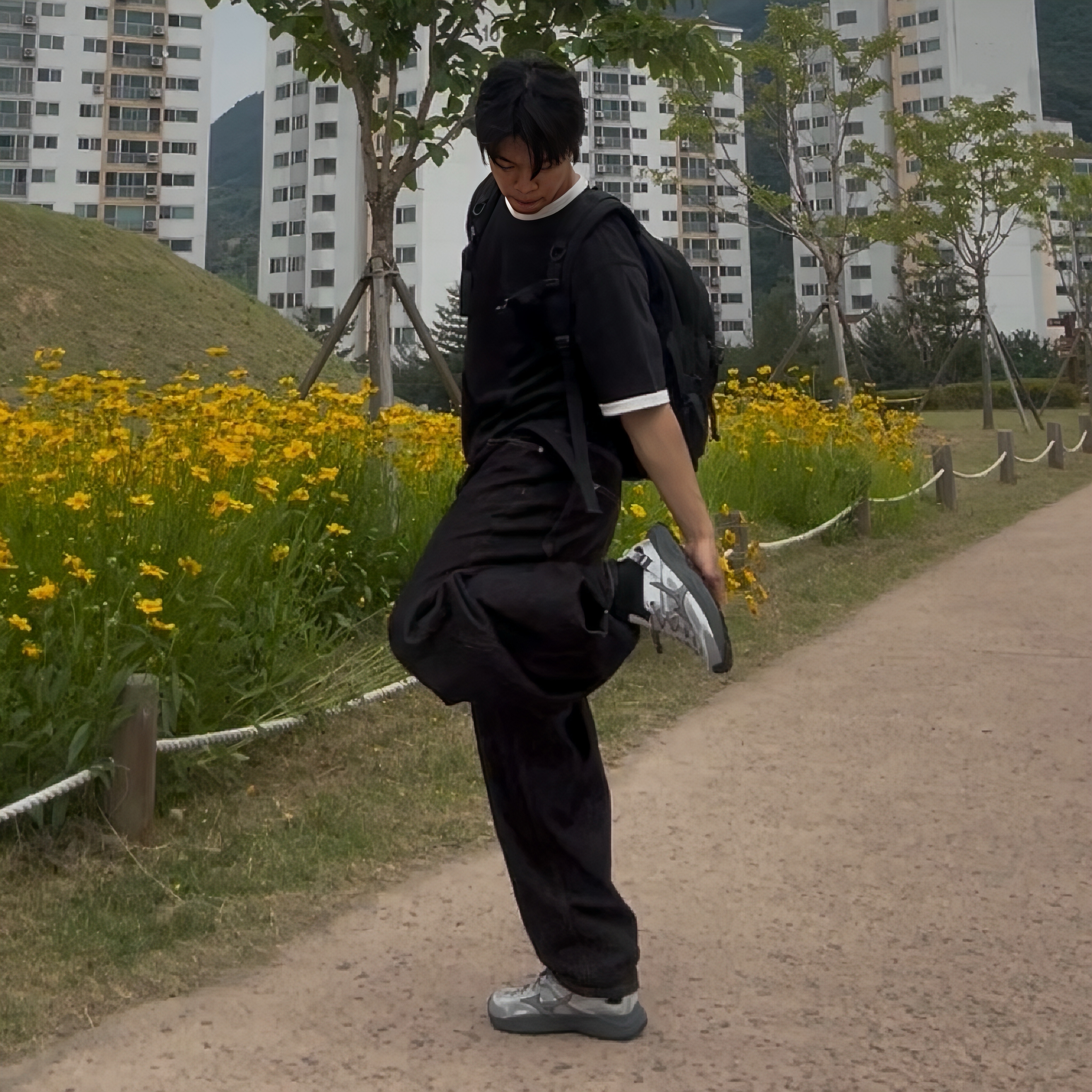 Mizuno Apex Trail Silver 착용 스타일