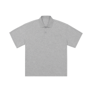 Kamien Back Pleats Polo Gray