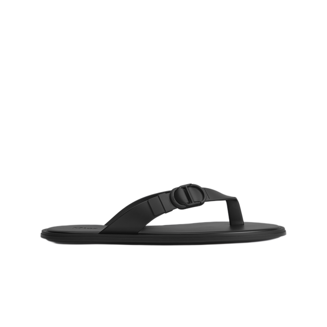 3SA152ACG-H900 Dior Dway Slide Sandal Rubber Black