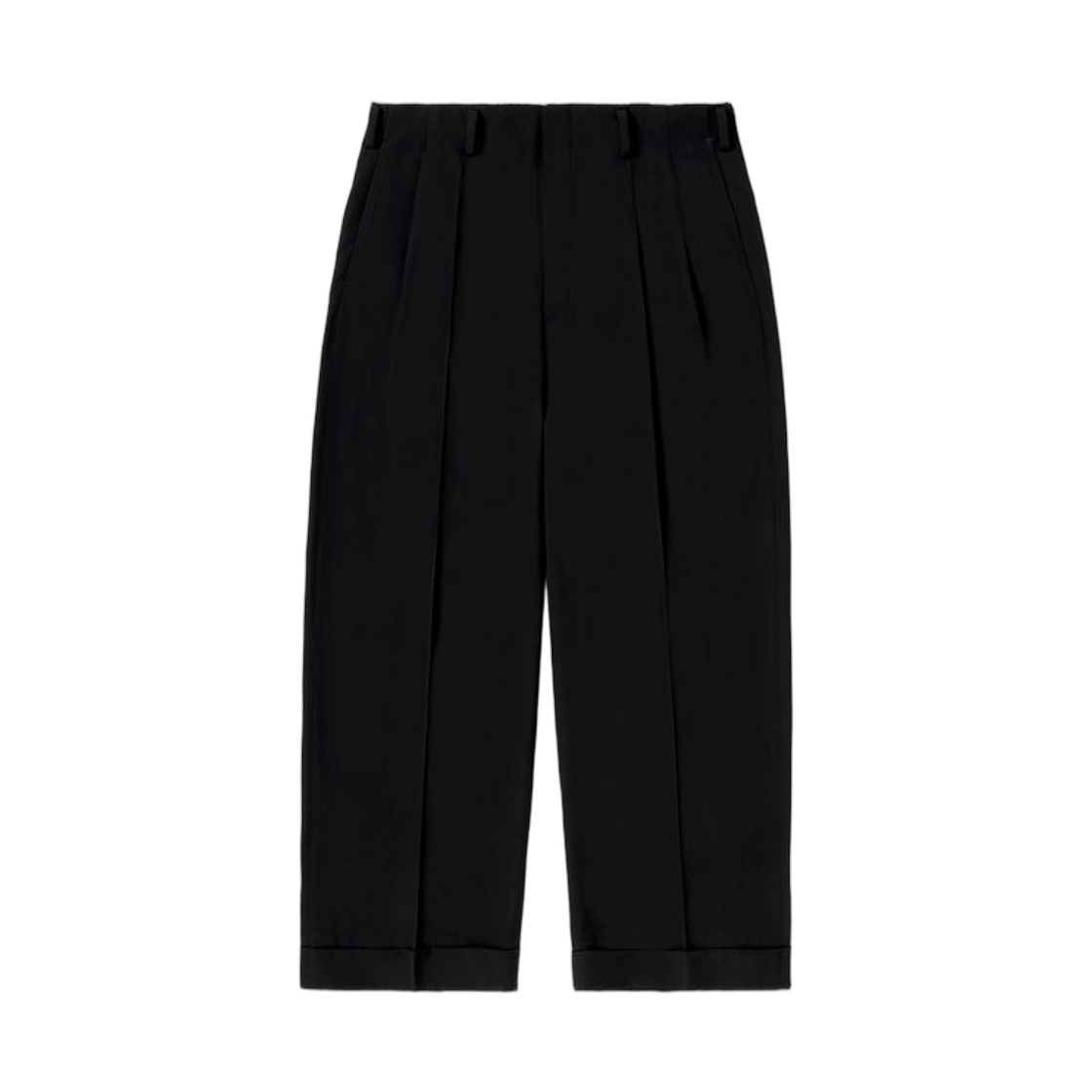 아프레쎄 울 레이온 와이드 트라우저 네이비 - 26FW(A.Presse Wool Rayon Wide Trousers Navy - 26FW)