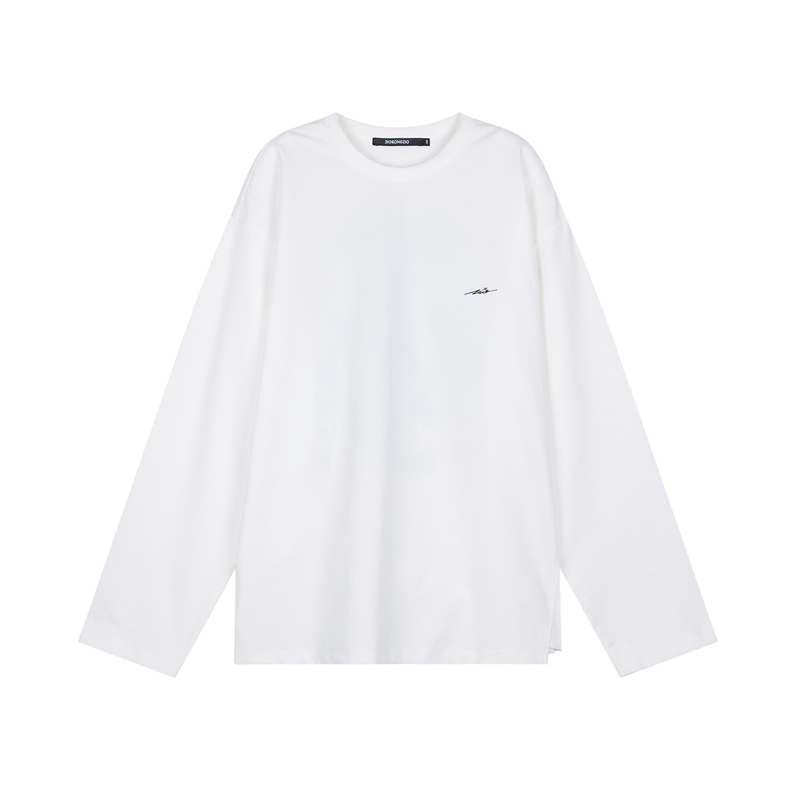 지오송지오 다다이즘 어시메트릭 롱슬리브 화이트 ZI2TS215WH(ZIOSONGZIO Dadaism Asymmetric Long Sleeve White) - 2