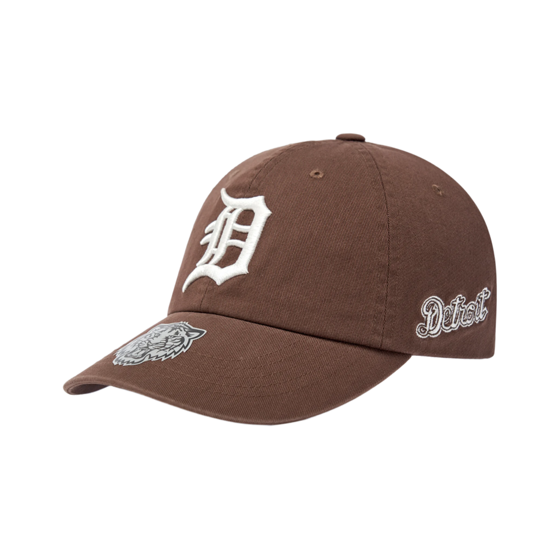 3ACPB245N-46BRN MLB Signature Unstructured Ball Cap Detroit Tigers Brown