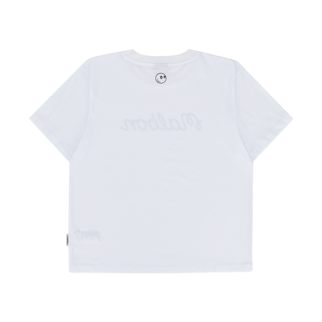 (W) 말본 골프 코제트 스크립트 티셔츠 화이트((W) Malbon Golf Cosette Script T-Shirt White) - 2