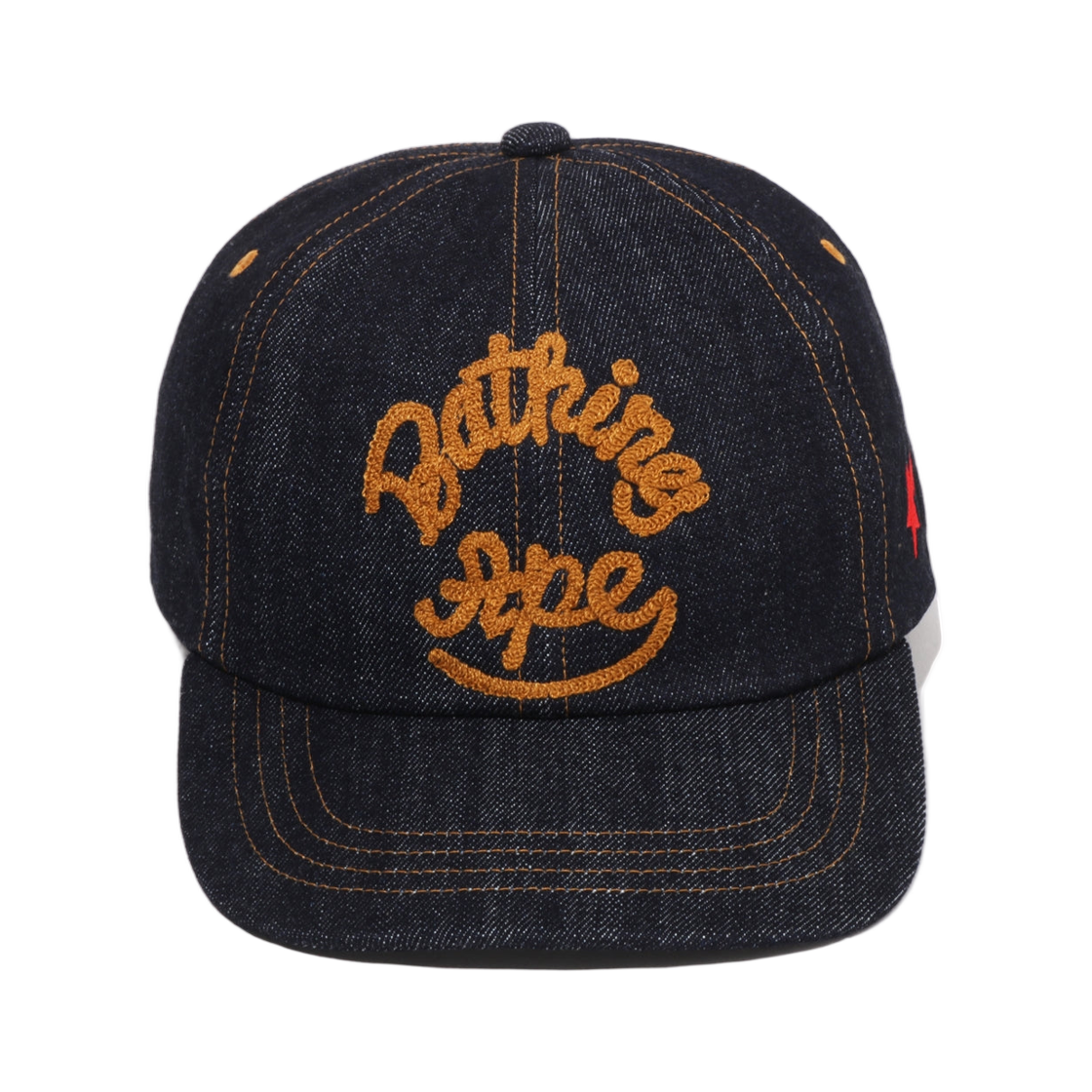 베이프 로고 워시드 데님 캡 인디고(BAPE Logo Washed Denim Cap Indigo) - 2