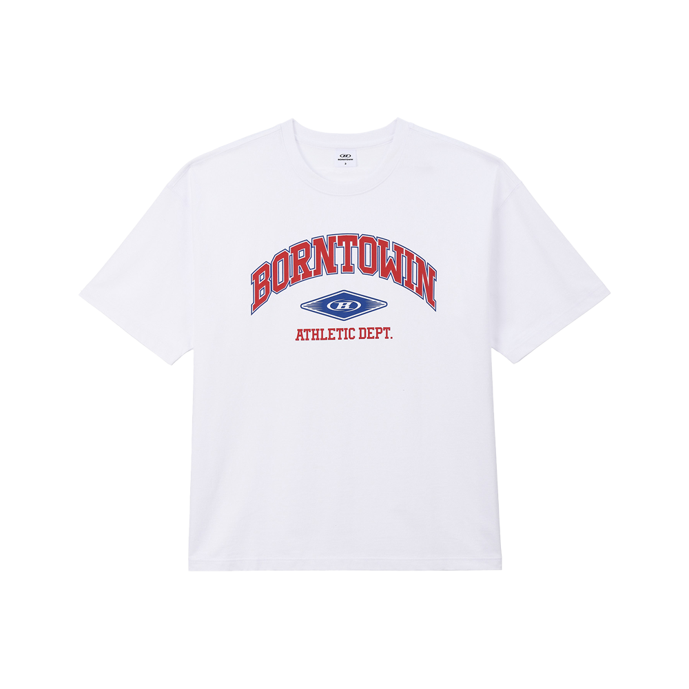 본투윈 본투윈 아치 로고 티셔츠 화이트(BORN TO WIN Borntowin Arch Logo T-Shirts White) - 2