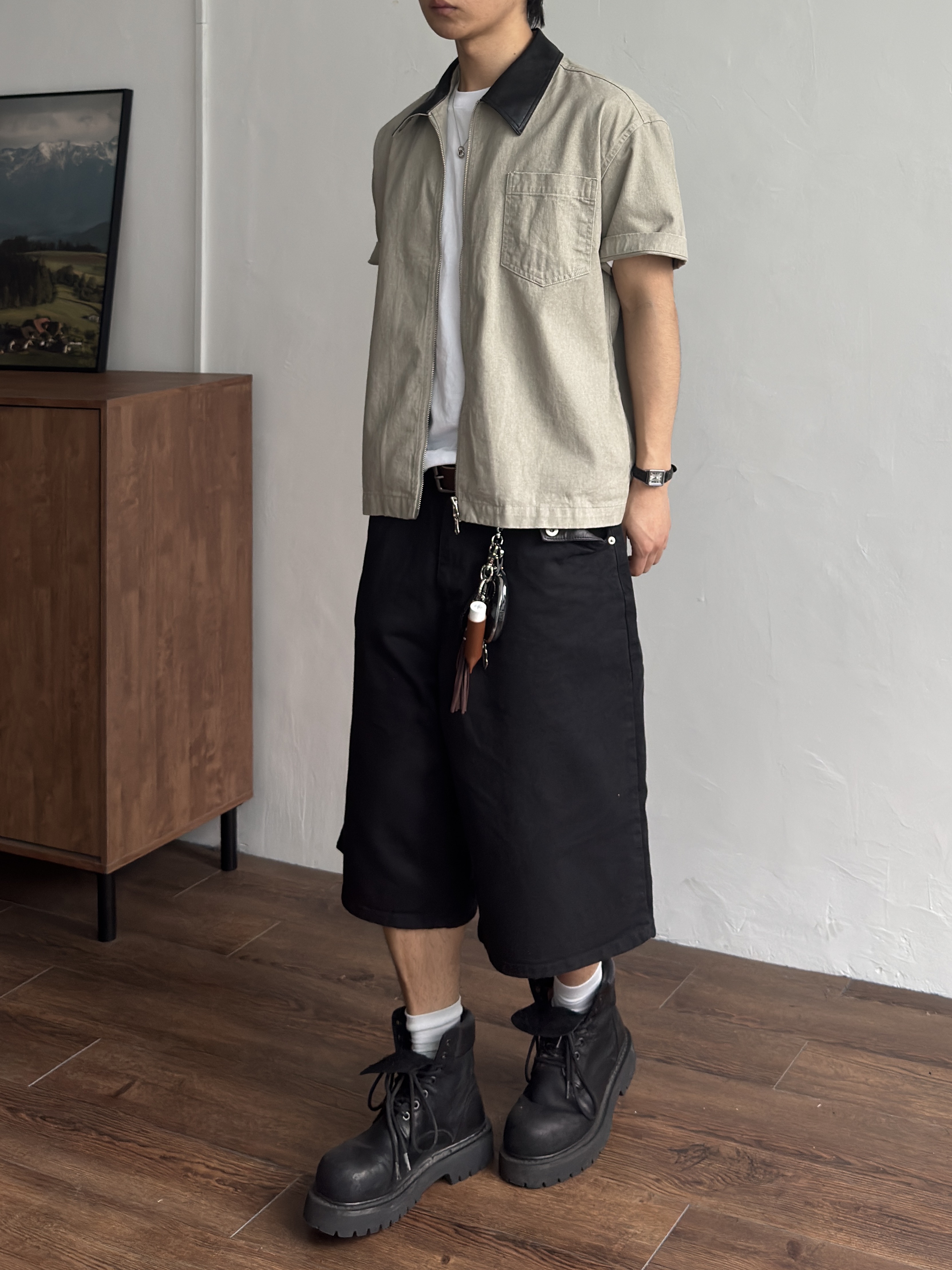LOSTGARDEN Route Black, Casio LTP-V007L-7B1 착용 스타일 - 2