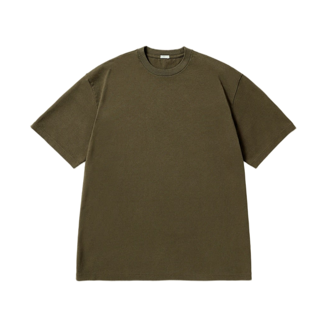 아프레쎄 헤비 웨이트 티셔츠 올리브 - 26FW(A.Presse Heavy Weight T-Shirt Olive - 26FW) - 1