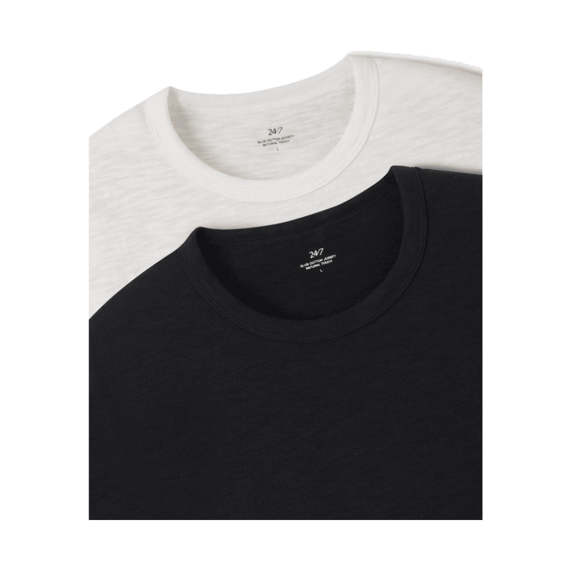 24/7 시리즈 2팩 20수 슬럽 티셔츠 멀티(24/7 series 2PACK 20'S Slub Tee Multi) - 3