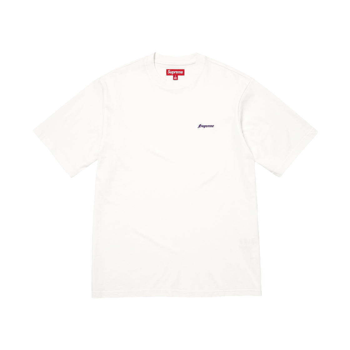 - Supreme Washed S/S Top White - 26SS