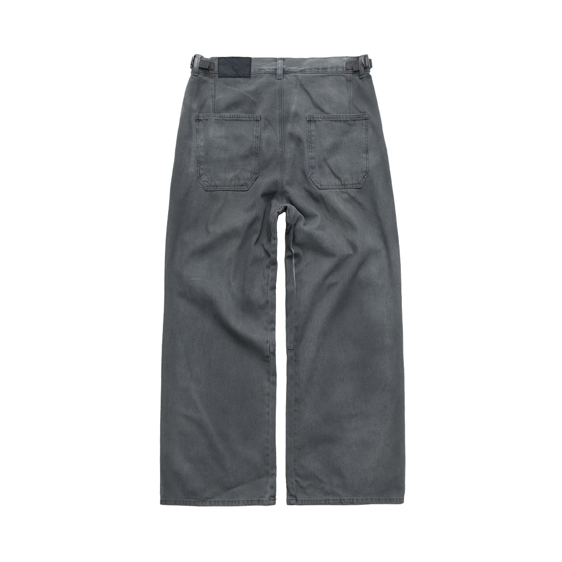 폴리테루 코티드 고시마 데님 팬츠 1% 블루 그레이(Polyteru Coated Gosima Denim Pants 1% Blue Gray) - 2