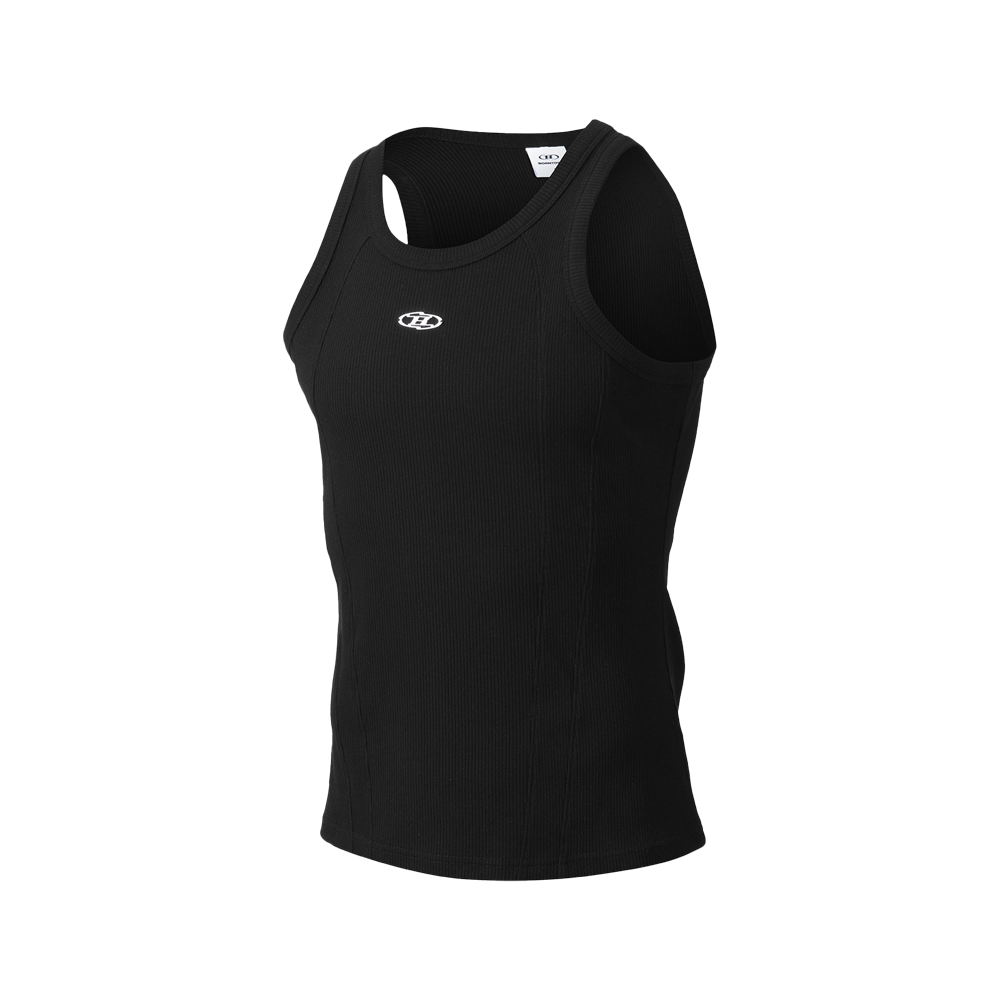 BH2MXT218BK BORN TO WIN B Pendant Cut Line Sleeveless Black