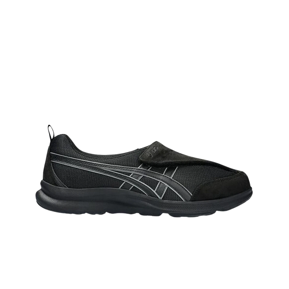 아식스 라이프워커 010 블랙 - 3E 와이드(Asics Life Walker 010 Black - 3E Wide)