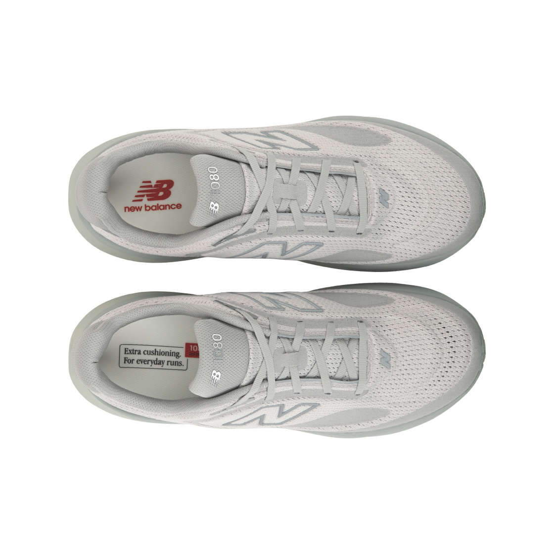 뉴발란스 1080v15 그레이 매터 실버 메탈릭 - 2E 와이드(New Balance 1080v15 Grey Matter Silver Metallic - 2E Wide) - 5