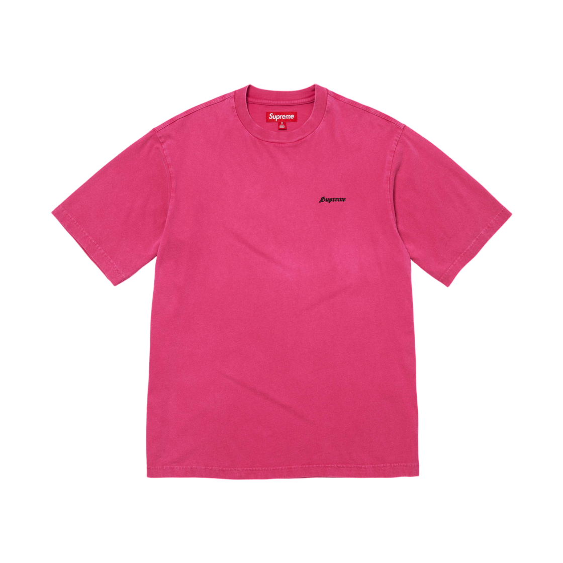 - Supreme Washed S/S Top Magenta - 26SS