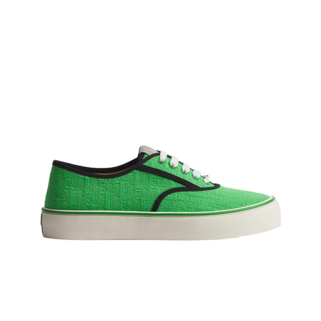 3SN348ADT-H600 Dior Sol Wind Sneakers Dior Oblique Jacquard Green