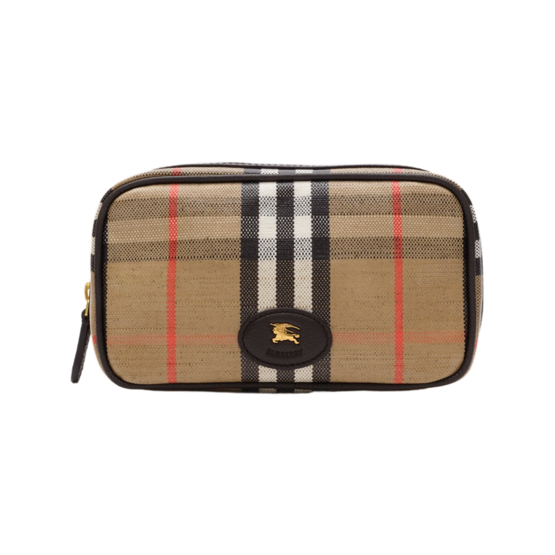 8127994 Burberry Highlands Make-Up Pouch Sand Beige