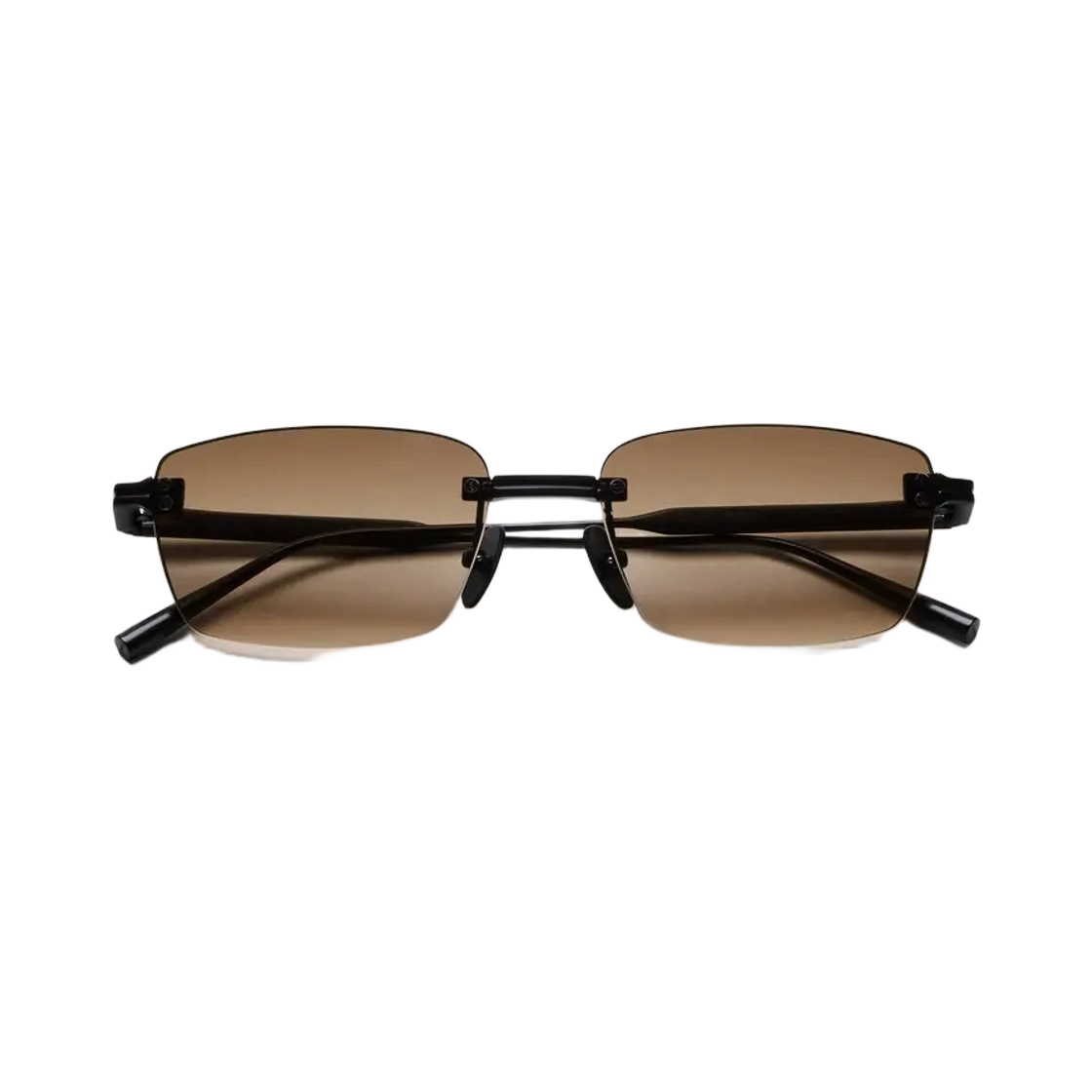치미 림리스 큐빅 브라운 그라디언트 매트 블랙(Chimi Rimless Cubic Brown Gradient Matte Black)