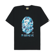 BAPE ABC Camo By Bathing Ape T-Shirt Black Blue