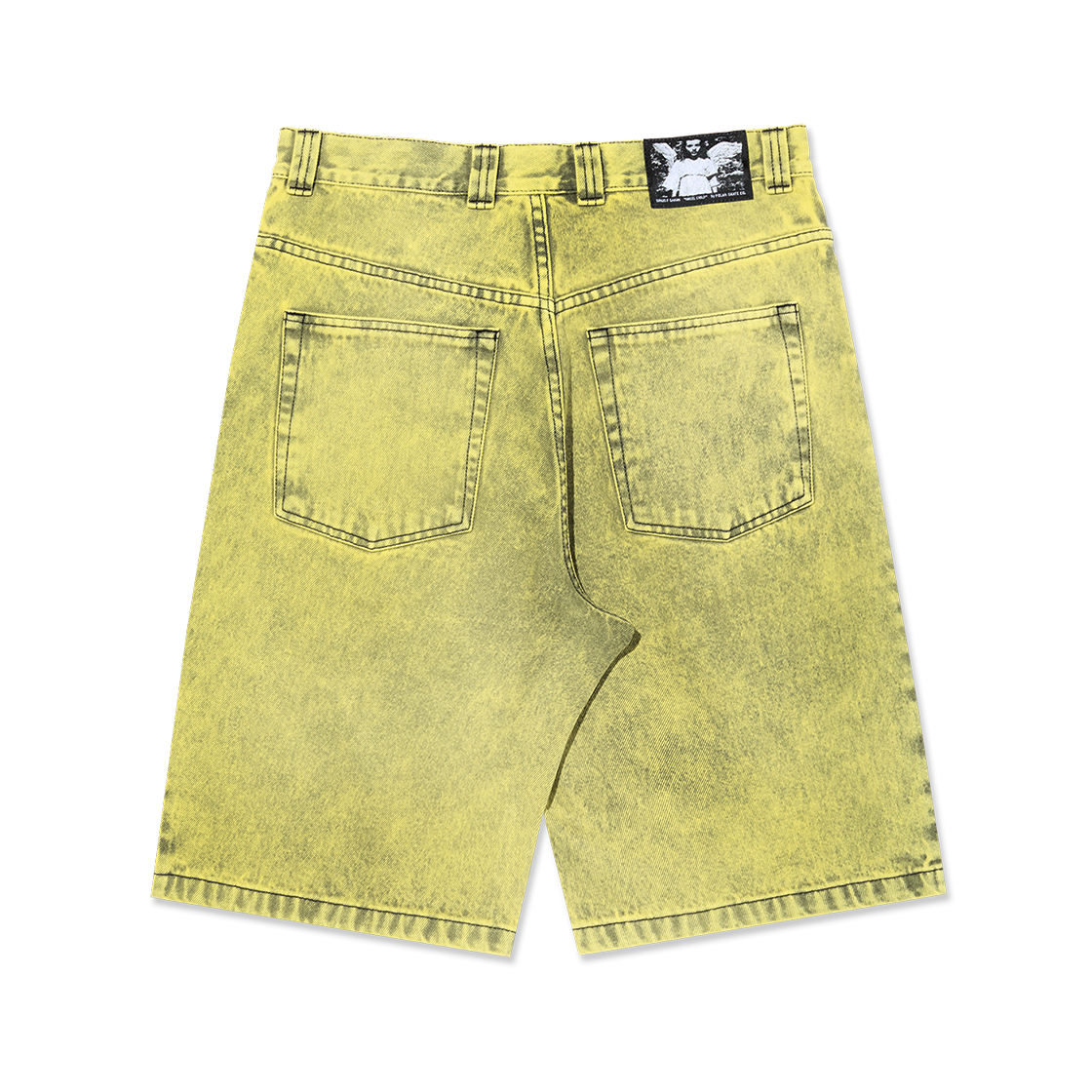 폴라스케이트 빅보이 쇼츠 엔젤 차일드 레몬 블랙(Polar Skate Co. Big Boy Shorts Angel Child Lemon Black) - 2