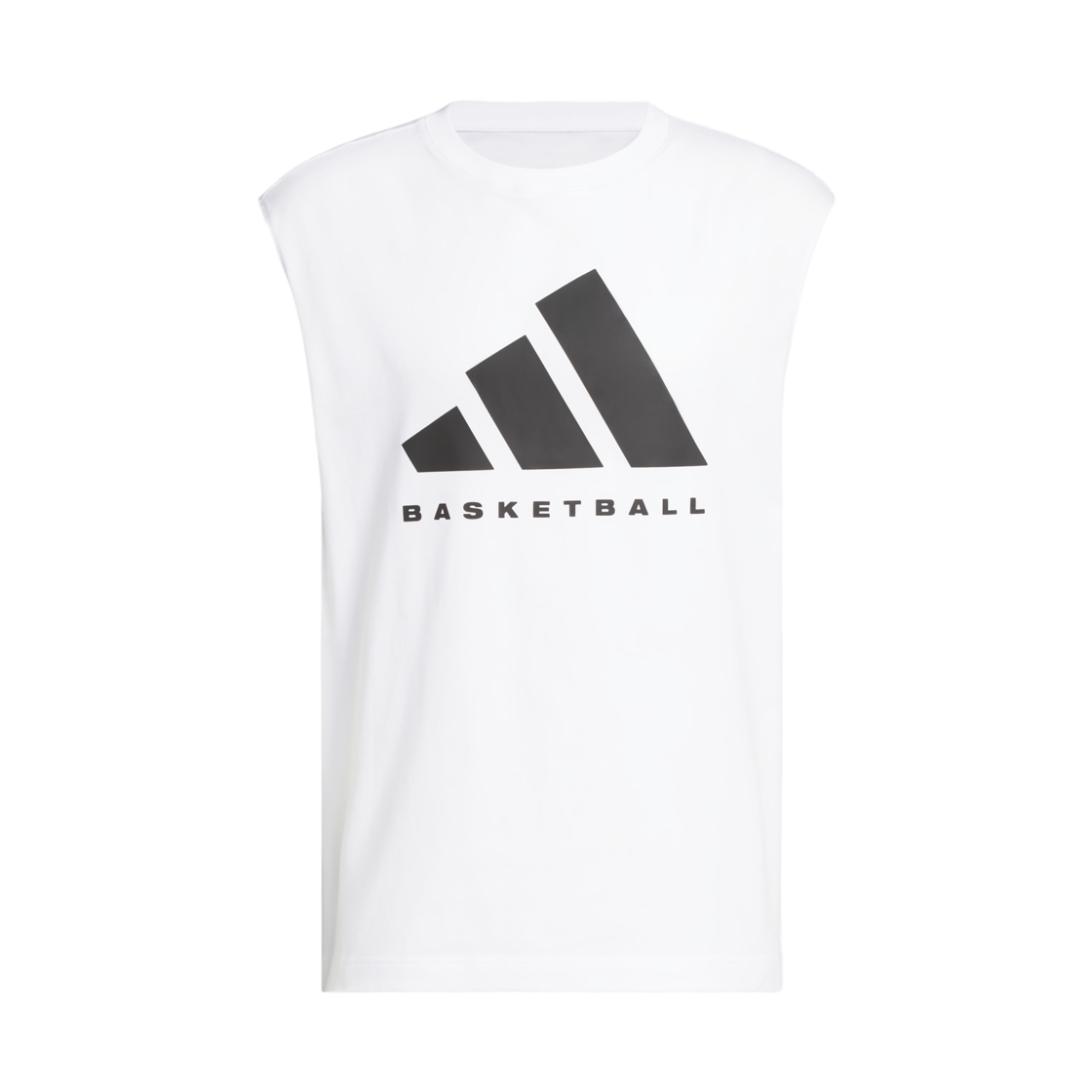 KG7236 Adidas Muscle T-Shirt White - KR Sizing