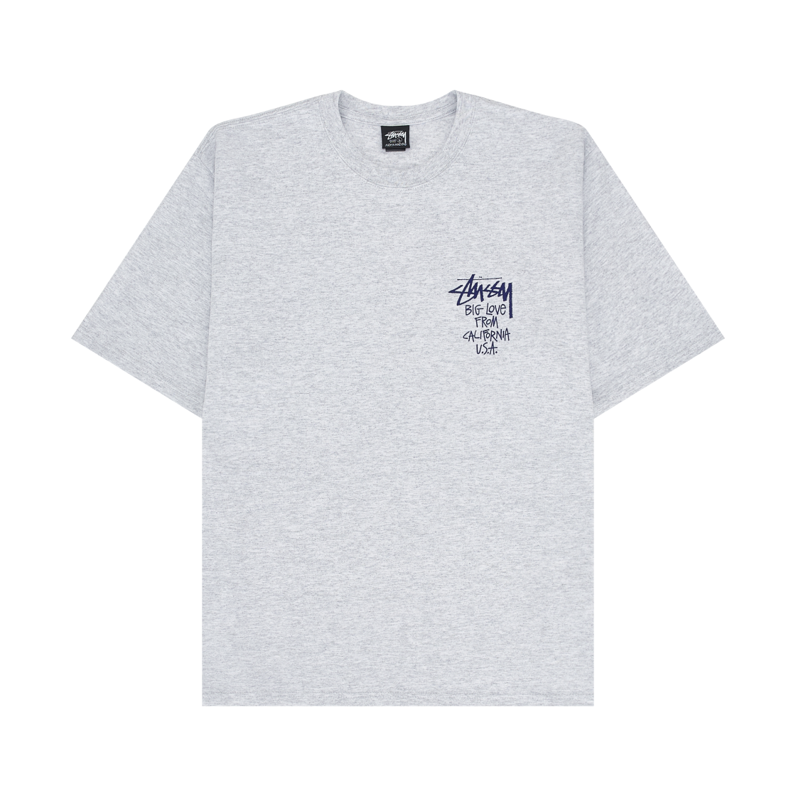 스투시 빅 러브 티셔츠 애쉬 헤더(Stussy Big Love T-Shirt Ash Heather) - 2