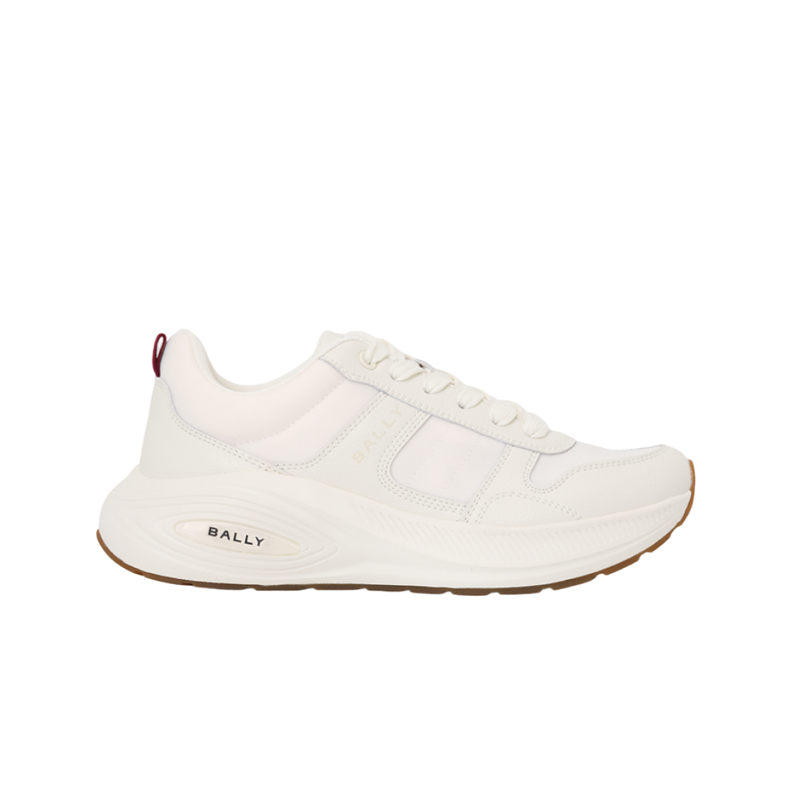 (W) 발리 러닝 스니커즈 아이보리((W) Bally Running Sneakers Ivory) - 1