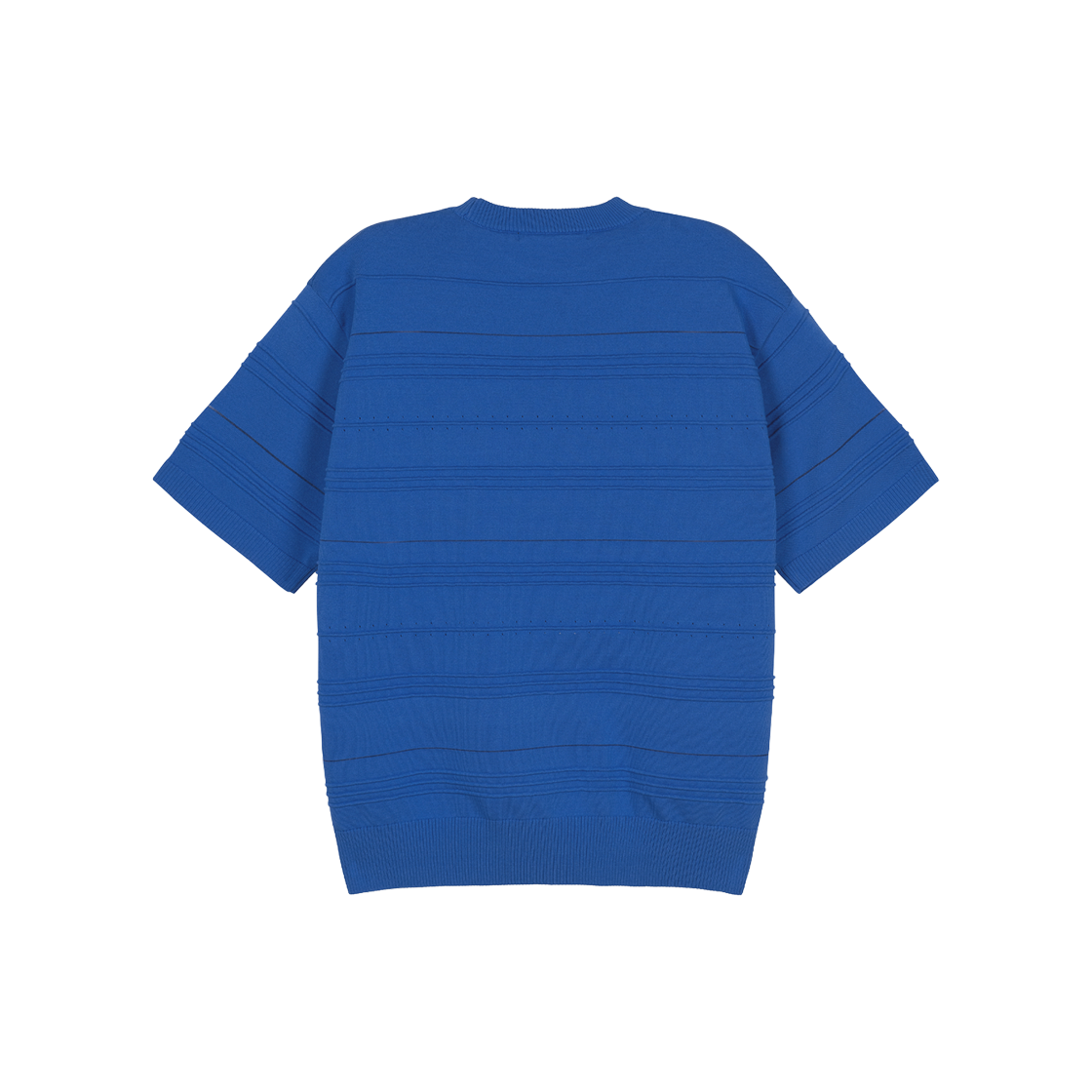 지오송지오 멀티 텍스쳐 크루넥 니트 블루 ZI3KT309BL(ZIOSONGZIO Multi Texture Crewneck Knit Blue) - 2