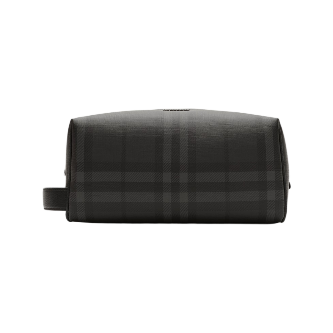 8128102 Burberry City Check Travel Pouch Iron Grey