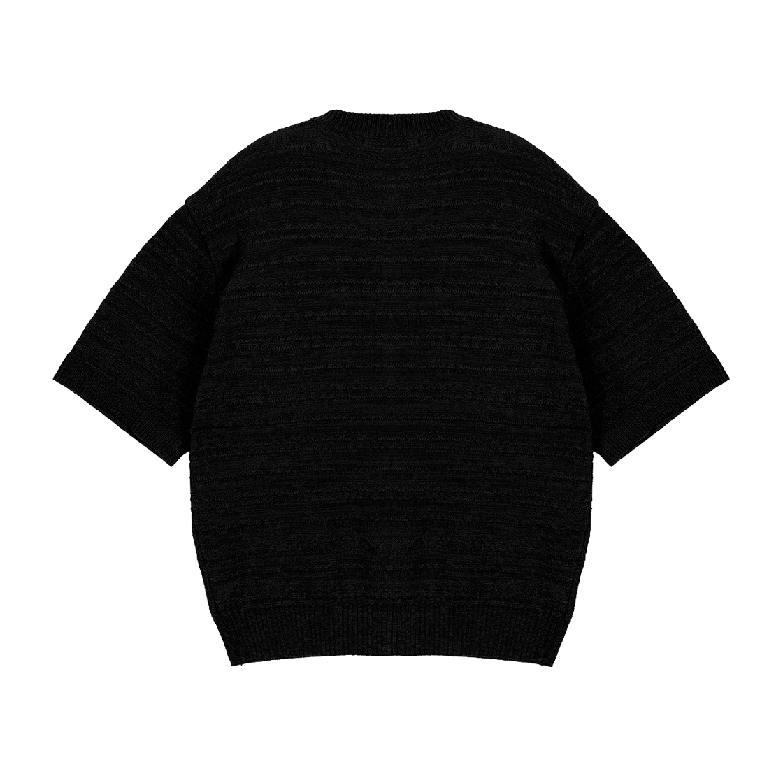 지오송지오 트위드 카라리스 가디건 블랙 ZI3KT307BK(ZIOSONGZIO Tweed Collarless Cardigan Black) - 2
