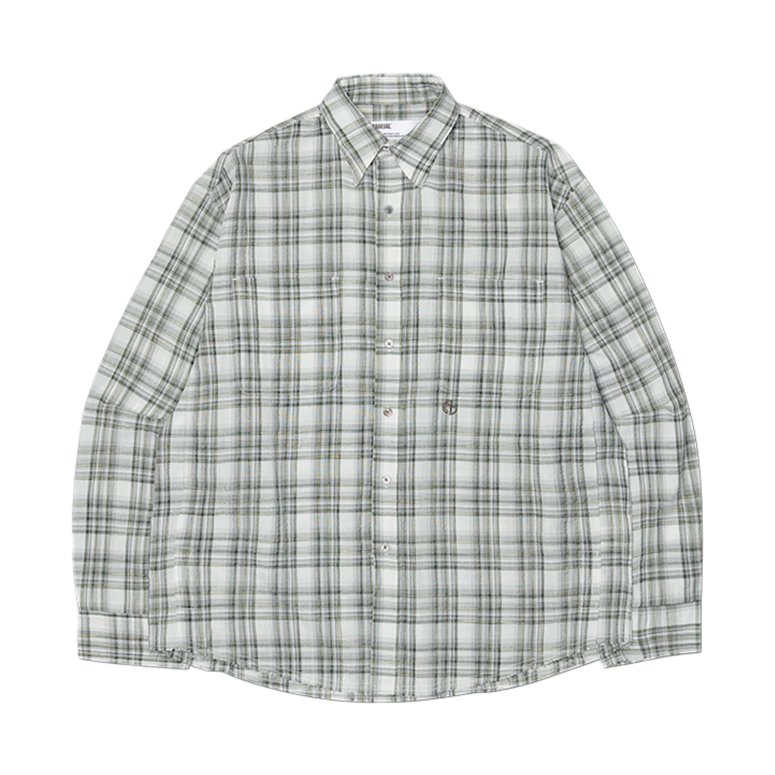 NMSS62SH01BLK NOMANUAL Neo Check Shirt Black