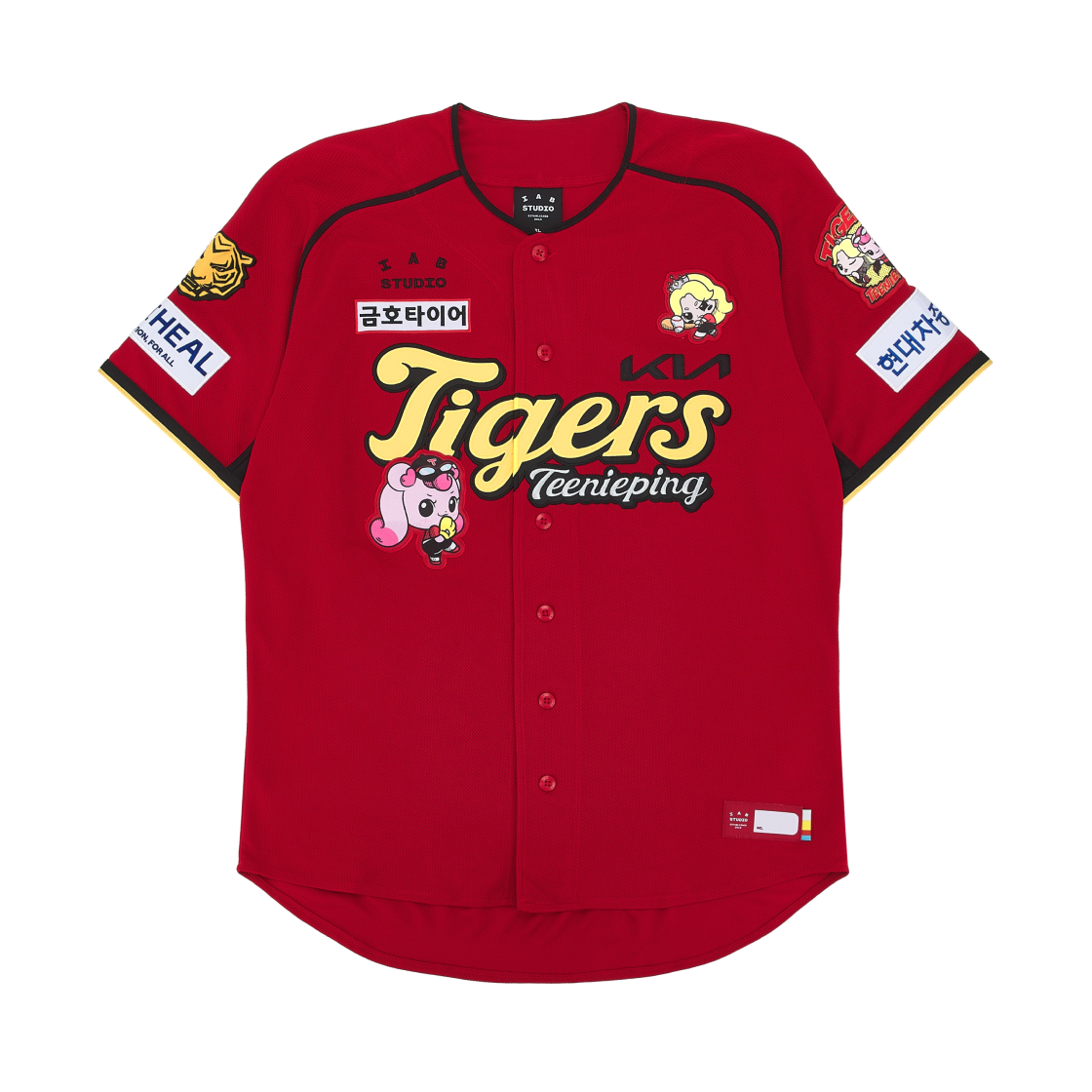 기아 타이거즈 x 캐치! 티니핑 26 어센틱 유니폼 레드 (논 마킹 버전)(Kia Tigers x Catch! Teenieping 26 Authentic Uniform Red (Non Marking Ver.))