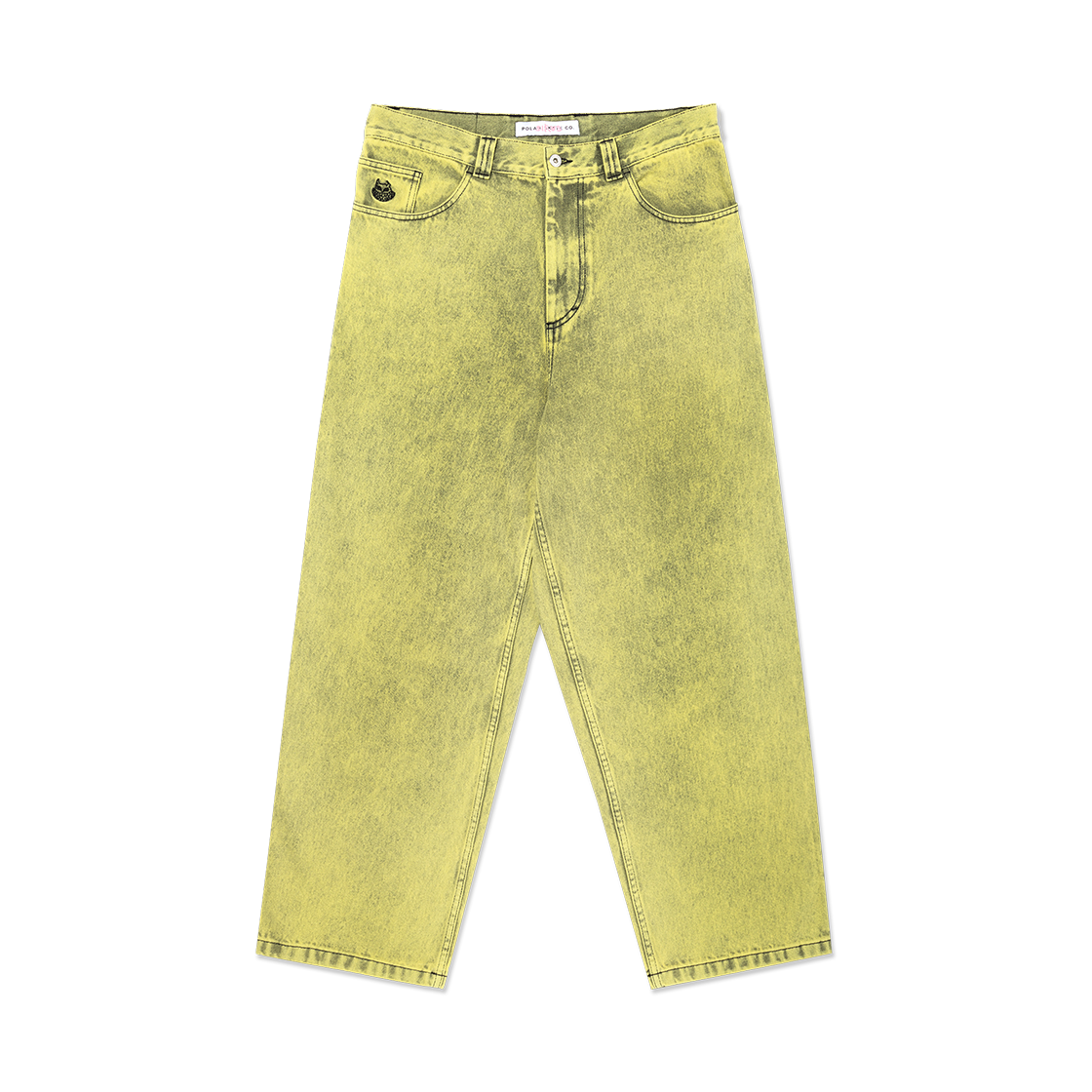 폴라스케이트 빅보이 팬츠 데몬차일드 레몬 블랙(Polar Skate Co. Big Boy Pants Demon Child Lemon Black) - 1