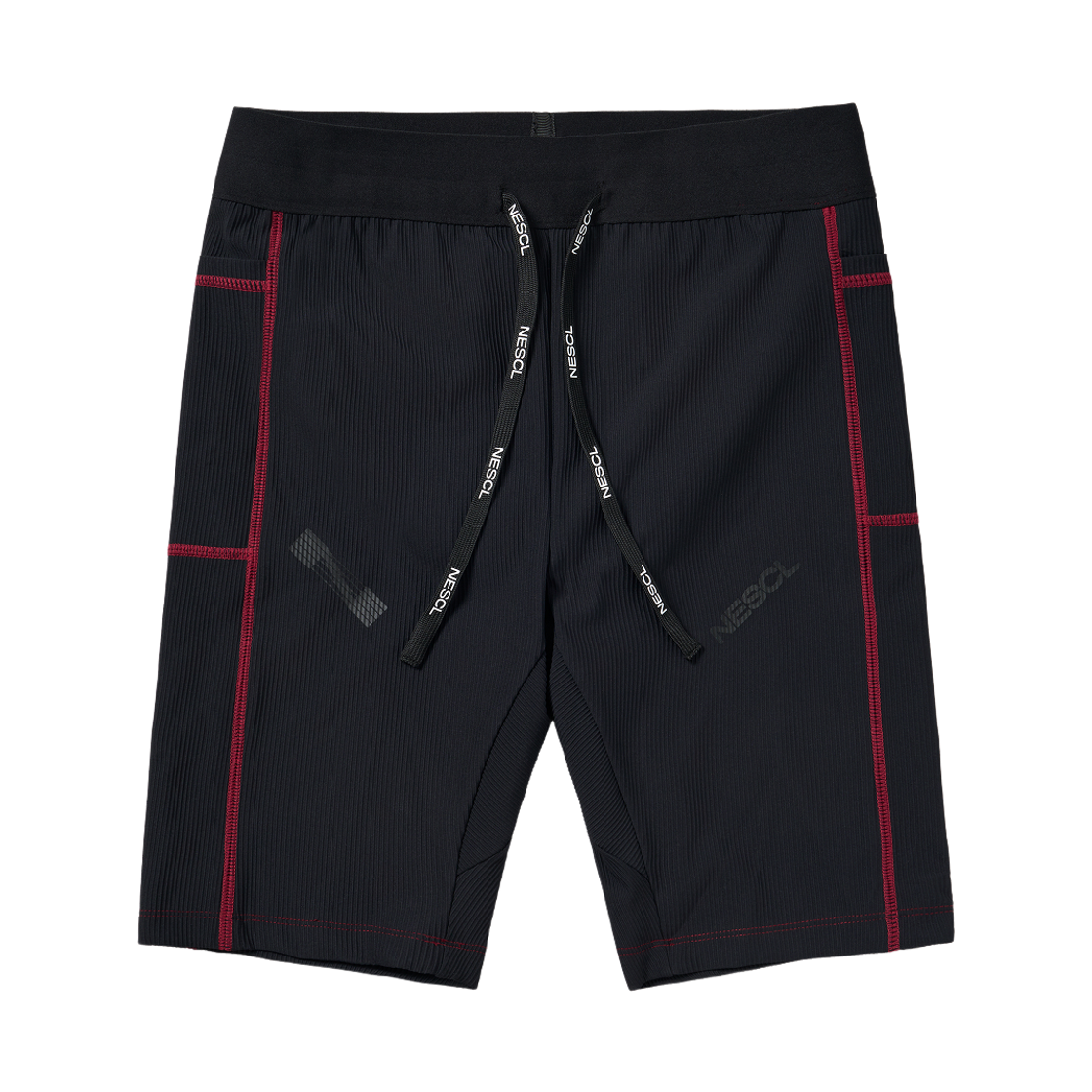 네거티브 스플릿 클럽 퍼포먼스 레이싱 액센트 하프 타이즈 블랙(negative split club Performance Racing Accent Half Tights Black)