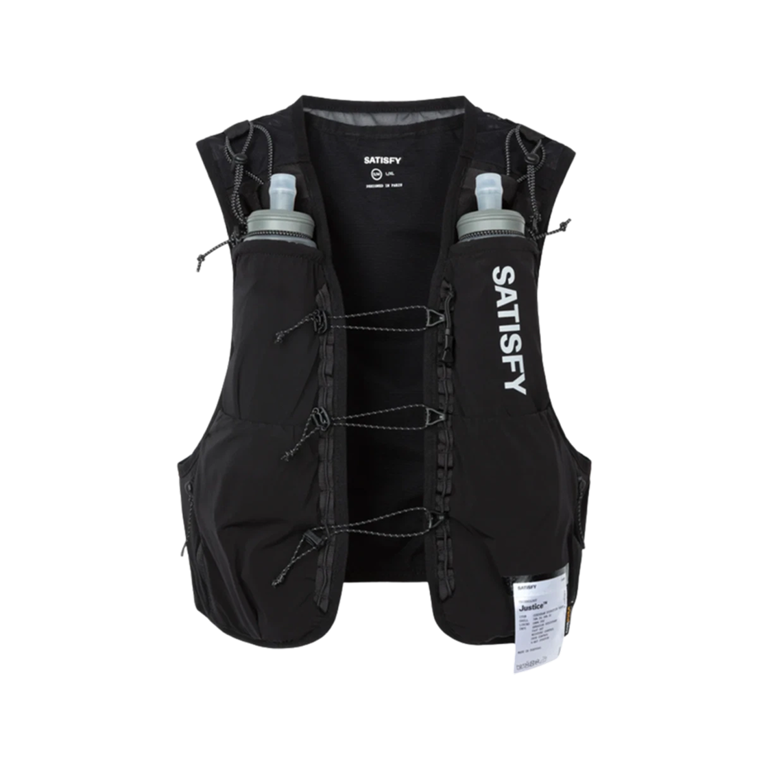 새티스파이 저스티스 코듀라 5L 하이드레이션 베스트 블랙(Satisfy Justice Cordura 5L Hydration Vest Black)