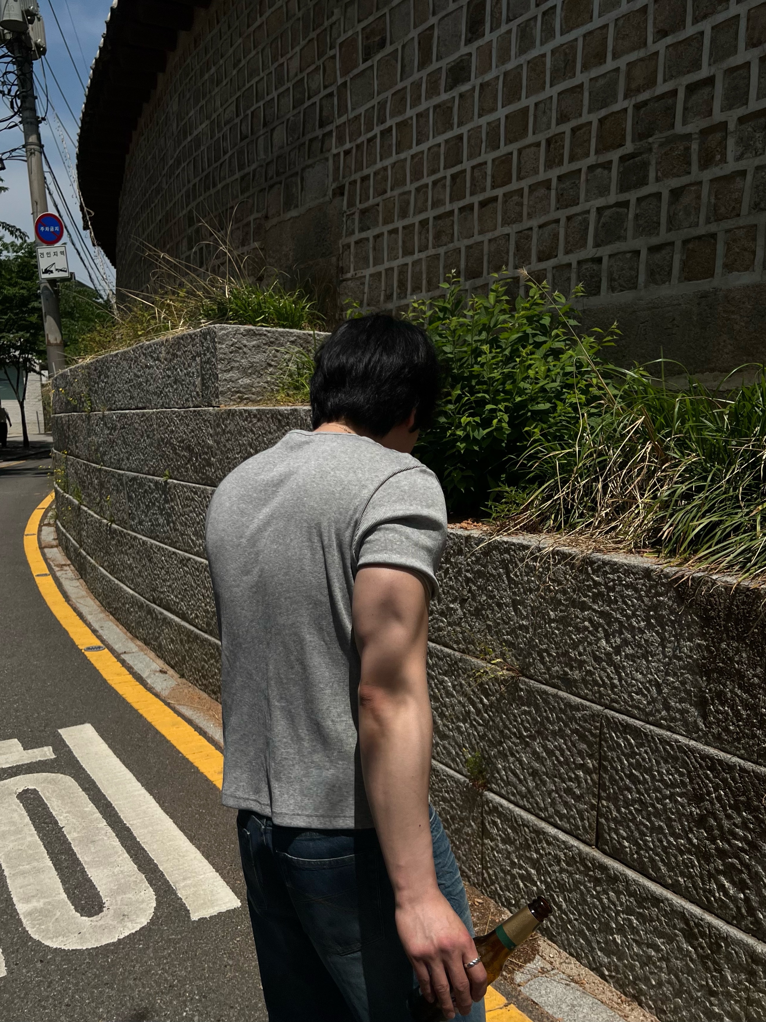 Kinchi Shower - 808 (a) Black 착용 스타일 - 3