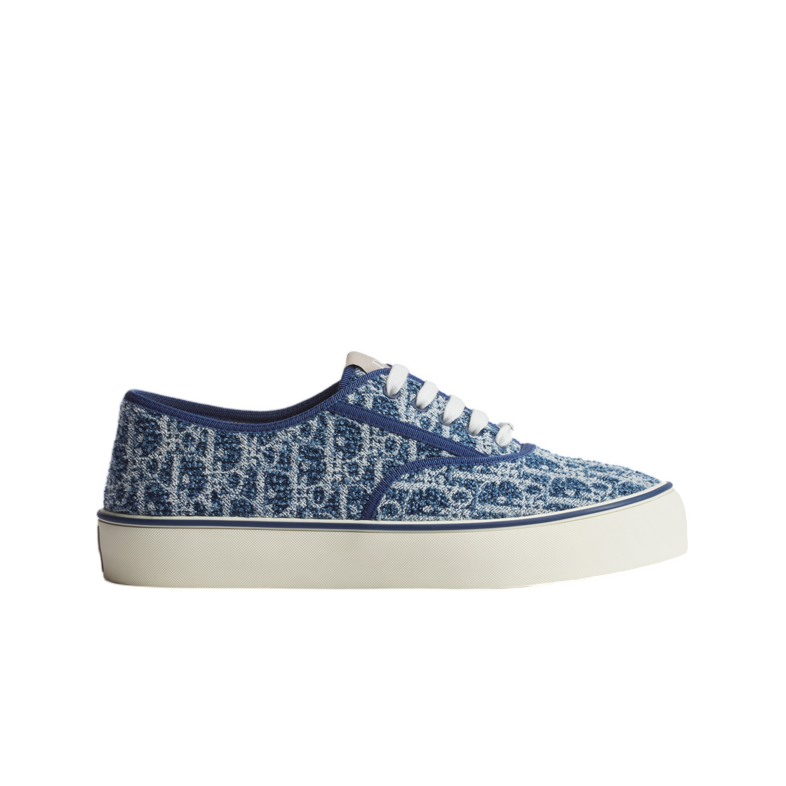 디올 디올리비에라 디올 솔 윈드 스니커즈 스폰지 이펙트 디올 오블리크 데님 블루(Dior Dioriviera Dior Sol Wind Sneakers Sponge Effect Dior Oblique Denim Blue) - 1