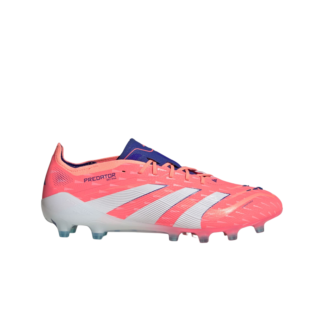 JS4323 Adidas Predator Elite Artificial Grass Boots Signal Coral Cloud White
