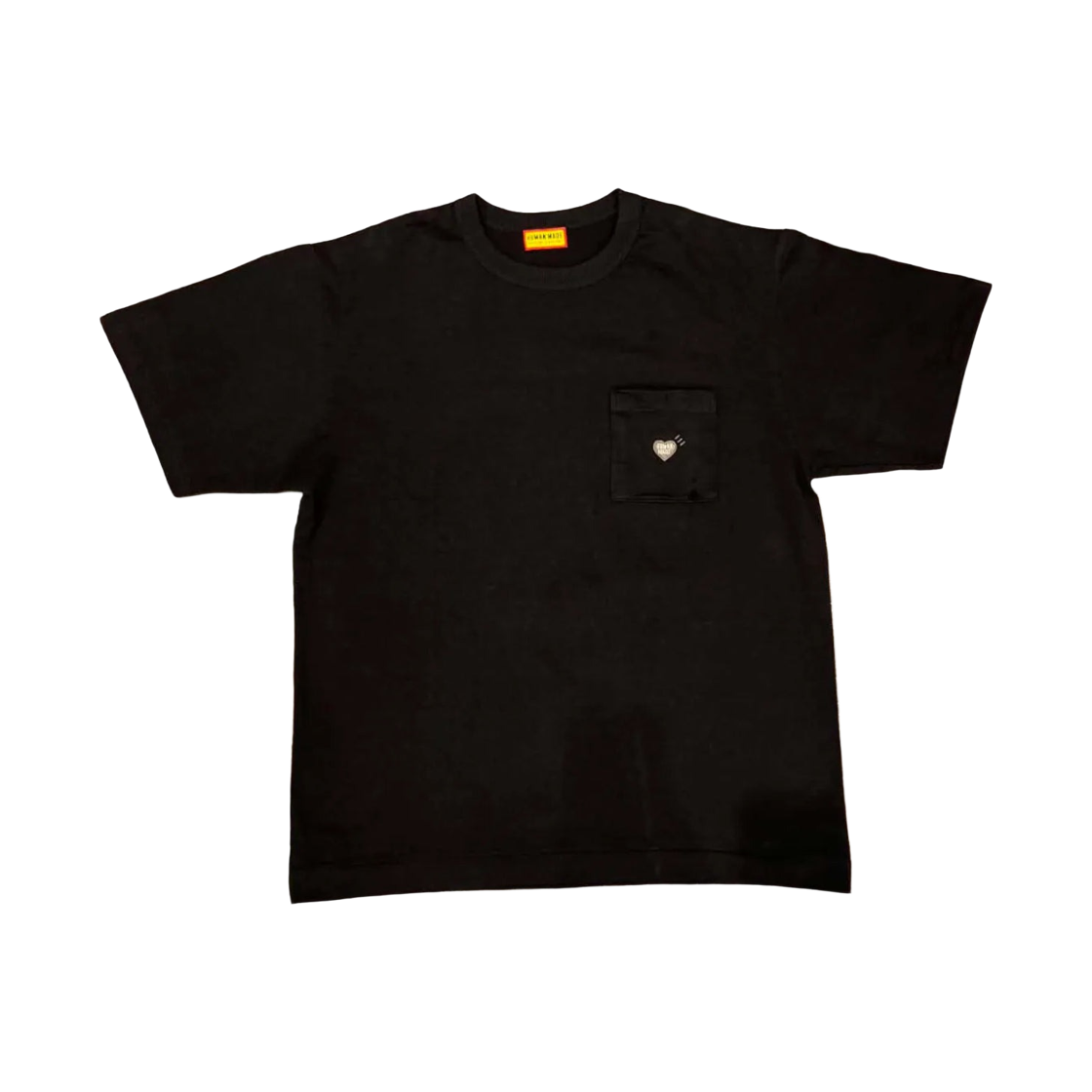 HM31CS029 Human Made Heart Pocket T-Shirt Black