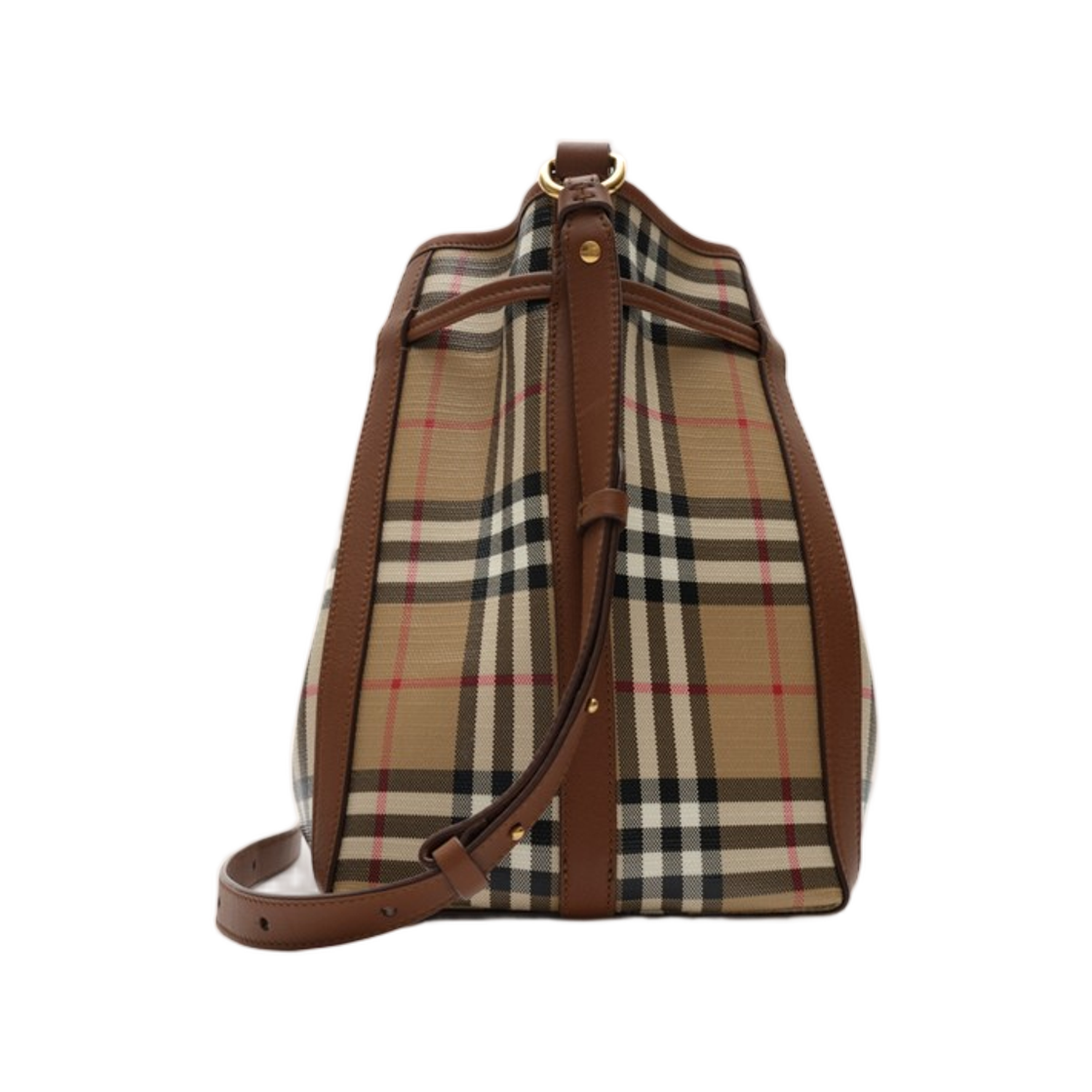 버버리 스몰 체크 버킷백 아카이브 베이지(Burberry Small Check Bucket Bag Archive Beige) - 2