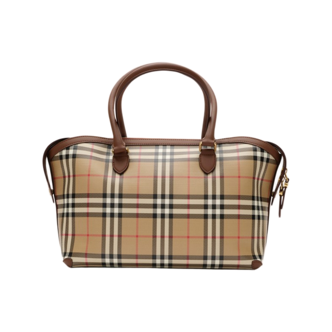 버버리 스몰 체크 집 토트 아카이브 베이지(Burberry Small Check Zip Tote Archive Beige) - 3